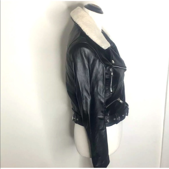Leather Moto Jacket - Picture 3 of 6
